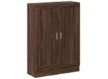 Vidaxl Libreria Marrone Effetto Rovere 82,5X30,5X115 Cm Materiale A Base Di Legno