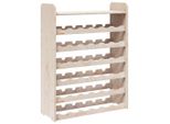 Portabottiglie Con Ripiano Superiore 67,5X25X87 Cm In Legno Di Pino Massiccio