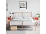 Vidaxl Comodini 2 Pz. Rosa 36X39X60,5 Cm In Acciaio