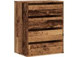 Vidaxl Cassettiera In Legno Vecchio 60X41X76 Cm Materiale A Base Di Legno