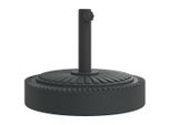 Vidaxl Supporto Per Ombrellone Per Palo Ø38/48 Mm 25 Kg Rotondo