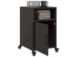 Maison Exclusive - Comodini 2 Pz. Nero 36X39X59 Cm Acciaio