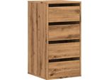 Vidaxl Cassettiera In Rovere Artisan 40X41X76 Cm Materiale A Base Di Legno