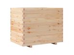 Vidaxl Fioriera 90X60X72 Cm In Legno Di Pino Massiccio