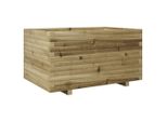 Vidaxl Fioriera 90X60X49,5 Cm In Legno Di Pino Impregnato