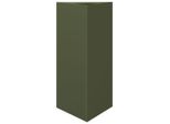 Vidaxl Fioriera Verde Oliva Triangolare 40X34,5X70 Cm In Acciaio