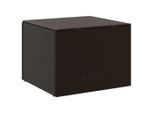 Vidaxl Cassapanca Da Giardino Marrone 291L Poly Rattan