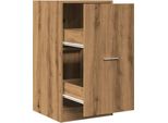 Vidaxl Armadio Speziale Rovere Artigianale 40X41X77,5 Cm Materiale A Base Di Legno