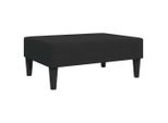 Vidaxl Sgabello Nero 77X55X31 Cm In Velluto