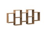 Vidaxl Scaffale A Muro Rovere Artigianale 159X18X65 Cm Materiale A Base Di Legno