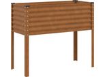 Vidaxl Scatola Di Progettazione 100X41X90 Cm In Acciaio Resistente Agli Agenti Atmosferici