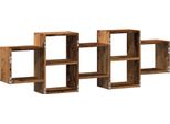 Vidaxl Scaffale Da Parete In Legno Vecchio 129X18X42 Cm Materiale A Base Di Legno