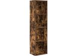 Libreria In Rovere Fumé 40X30X152 Cm Materiale A Base Di Legno