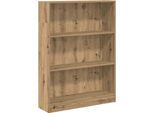 Vidaxl Libreria Artisan In Rovere 80X24X109 Cm Materiale A Base Di Legno