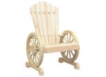 Vidaxl Adirondack-Gartenstuhl Massivholz Tanne