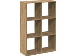 Vidaxl Libreria Divisoria In Rovere Artisan 69,5X29X103,5 Cm