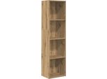 Libreria Artisan In Rovere 40X30X152 Cm Materiale A Base Di Legno