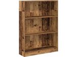 Libreria Effetto Legno Antico 80X24X109 Cm Materiale A Base Di Legno