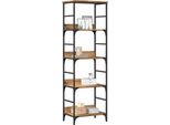 Vidaxl Libreria Artisan In Rovere 50X33X153 Cm Materiale A Base Di Legno