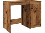 Vidaxl Scrivania Effetto Legno Vecchio 100X50X76 Cm Materiale A Base Di Legno