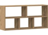 Vidaxl Scaffale A Muro Rovere Artigianale 100X25X50 Cm Materiale A Base Di Legno