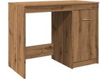 Vidaxl Scrivania In Rovere Artisan 100X50X76 Cm Materiale A Base Di Legno
