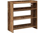 Vidaxl Portascarpe Effetto Legno Vecchio 60X25X62 Cm Materiale A Base Di Legno