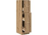 Vidaxl Armadio Speziale Rovere Artigianale 30X41X118 Cm Materiale A Base Di Legno