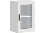 Vidaxl Pensile Da Cucina Con Anta In Vetro Porto White