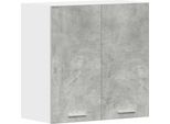 Vidaxl Armadio A Muro Per Cucina Grigio Cemento 60X31X60 Cm Materiale A Base Di Legno