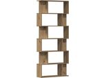 Vidaxl Libreria Artisan In Rovere 80X24X192 Cm Materiale A Base Di Legno