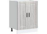 Vidaxl Base Da Cucina Porto Grey Sonoma In Legno