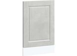 Vidaxl Coperchio Per Lavastoviglie Porto Concrete Grey 45X1,5X67 Cm Materiale A Base Di Legno