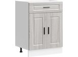 Vidaxl Base Da Cucina Porto Grey Sonoma In Legno