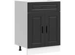 Vidaxl Base Da Cucina Porto Nera In Legno