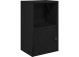 Syfax™ Libreria Rovere Nero 31X24X52 Cm In Legno Multistrato