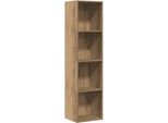 Vidaxl Libreria/ Mobile Tv Rovere Artigianale 36X30X143 Cm Materiale A Base Di Legno
