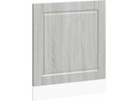 Vidaxl Coperchio Per Lavastoviglie Porto Grey Sonoma 60X1,5X67 Cm