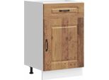 Vidaxl Base Da Cucina Kalmar In Legno Di Recupero, Materiale A Base Di Legno