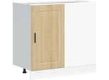 Vidaxl Base Da Cucina Porto Sonoma In Legno Di Rovere
