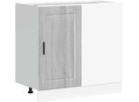 Vidaxl Base Da Cucina Porto Grey Sonoma In Legno