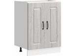 Vidaxl Base Lavello Kalmar Grey Sonoma 60X46X81,5 Cm