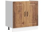 Vidaxl Base Lavello Kalmar Effetto Legno Recuperato 80X46X81,5 Cm