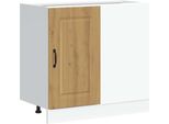 Vidaxl Base Per Cucina Kalmar Artisan In Legno Di Rovere