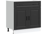 Vidaxl Base Da Cucina Porto Nera In Legno