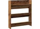 Vidaxl Scarpiera A Parete In Legno Vecchio 80X18X90 Cm Materiale A Base Di Legno