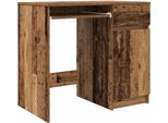 Vidaxl Scrivania Effetto Legno Vecchio 86X49X76 Cm Materiale A Base Di Legno