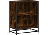 Vidaxl Libreria In Rovere Fumé 60X35X76 Cm Materiale A Base Di Legno