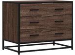 Vidaxl Cassettiera Look Rovere Marrone 70X41X56 Cm Materiale A Base Di Legno