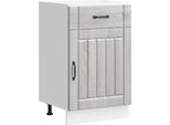 Vidaxl Base Per Cucina Lucca Grey Sonoma In Legno